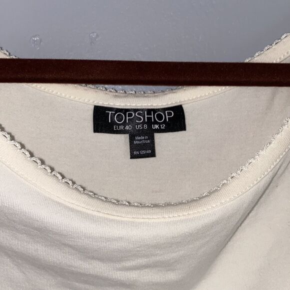 TOPSHOP Off -White Flow-Dress - Picture 2 of 2